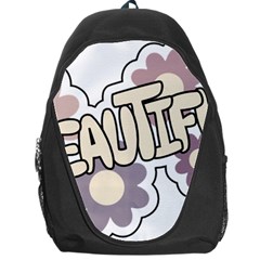 Beautiful Floral Art Backpack Bag