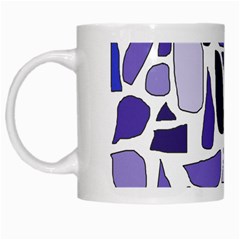 Silly Purples White Coffee Mug by FunWithFibro