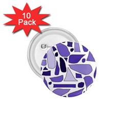 Silly Purples 1 75  Button (10 Pack) by FunWithFibro