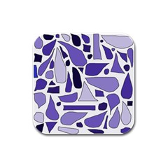 Silly Purples Drink Coasters 4 Pack (square) by FunWithFibro