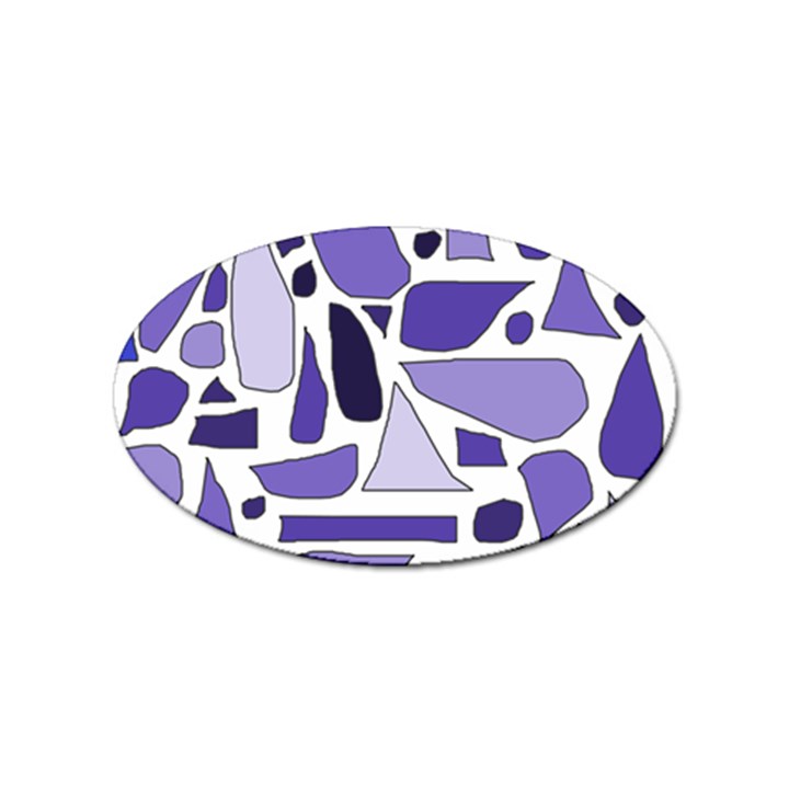 Silly Purples Sticker (Oval)