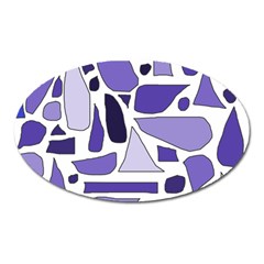 Silly Purples Magnet (oval)