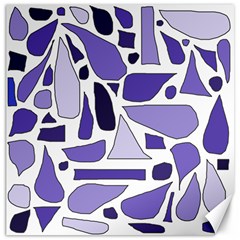 Silly Purples Canvas 12  X 12  (unframed) by FunWithFibro