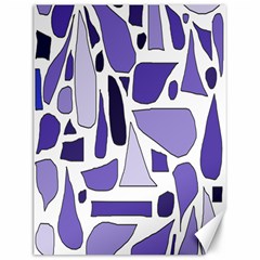 Silly Purples Canvas 12  X 16  (unframed) by FunWithFibro