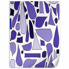 Silly Purples Canvas 36  X 48  (unframed) by FunWithFibro