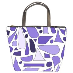 Silly Purples Bucket Handbag by FunWithFibro