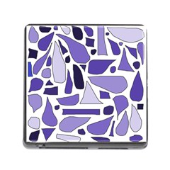 Silly Purples Memory Card Reader With Storage (square) by FunWithFibro