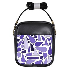 Silly Purples Girl s Sling Bag by FunWithFibro