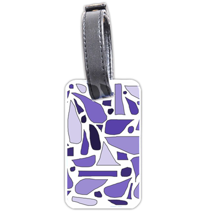 Silly Purples Luggage Tag (One Side)