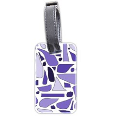 Silly Purples Luggage Tag (two Sides)