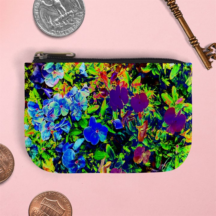 The Neon Garden Coin Change Purse