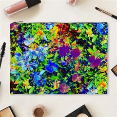 The Neon Garden Cosmetic Bag (xl) by rokinronda