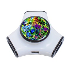 The Neon Garden 3 Port Usb Hub by rokinronda