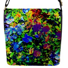 The Neon Garden Flap Closure Messenger Bag (small) by rokinronda