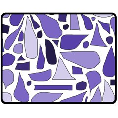 Silly Purples Fleece Blanket (medium)