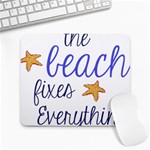 The Beach Fixes Everything Large Mouse Pad (Rectangle) Front