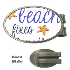 The Beach Fixes Everything Money Clip (oval) by OneStopGiftShop