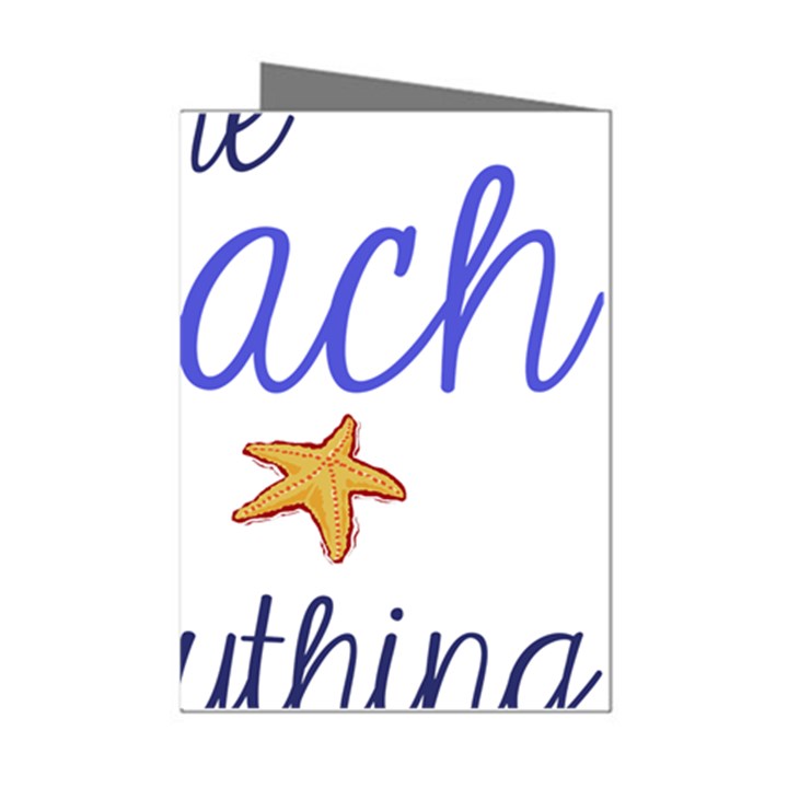 The Beach Fixes Everything Mini Greeting Card (8 Pack)