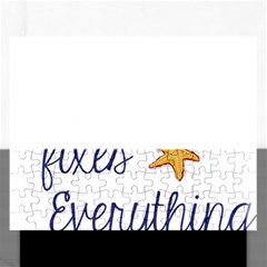 The Beach Fixes Everything Jigsaw Puzzle (rectangle)