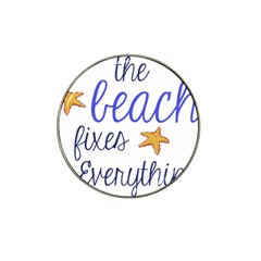 The Beach Fixes Everything Golf Ball Marker 10 Pack (for Hat Clip) by OneStopGiftShop