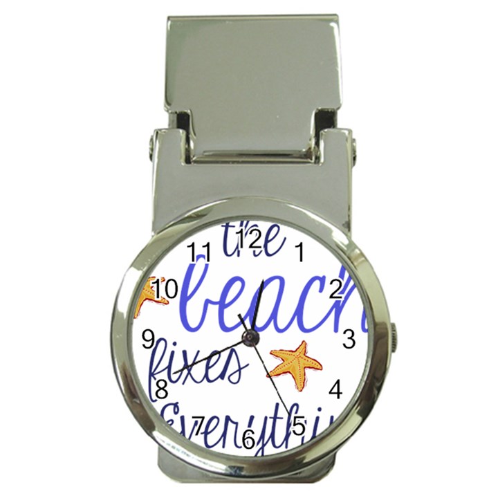 The Beach Fixes Everything Money Clip with Watch