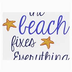 The Beach Fixes Everything Glasses Cloth (large) by OneStopGiftShop