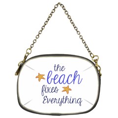 The Beach Fixes Everything Chain Purse (two Sided)  by OneStopGiftShop