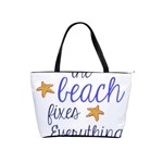 The Beach Fixes Everything Large Shoulder Bag Front