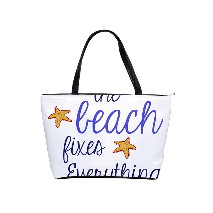 The Beach Fixes Everything Large Shoulder Bag