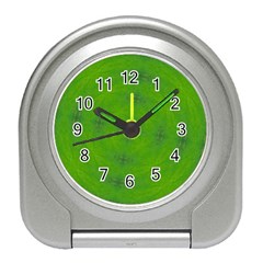 Go Green Kaleidoscope Desk Alarm Clock by Fractalsandkaleidoscopes