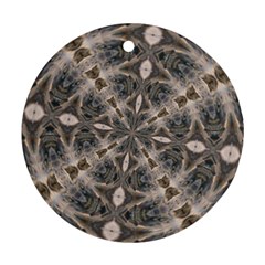 Flowing Waters Kaleidoscope Round Ornament (two Sides)