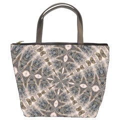 Flowing Waters Kaleidoscope Bucket Handbag by Fractalsandkaleidoscopes