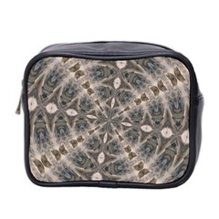 Flowing Waters Kaleidoscope Mini Travel Toiletry Bag (two Sides) by Fractalsandkaleidoscopes