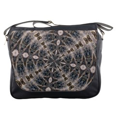 Flowing Waters Kaleidoscope Messenger Bag by Fractalsandkaleidoscopes