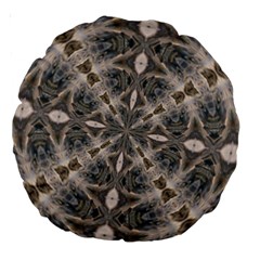 Flowing Waters Kaleidoscope 18  Premium Round Cushion 