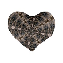 Flowing Waters Kaleidoscope 16  Premium Heart Shape Cushion 