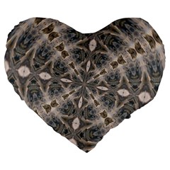 Flowing Waters Kaleidoscope 19  Premium Heart Shape Cushion