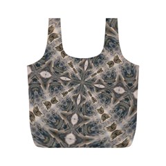 Flowing Waters Kaleidoscope Reusable Bag (m) by Fractalsandkaleidoscopes