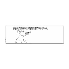 Better To Take Time To Think Bumper Sticker 10 Pack by Doudy