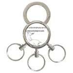 Better To Take Time To Think 3-Ring Key Chain Front