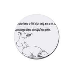 Better To Take Time To Think Drink Coaster (round) by Doudy