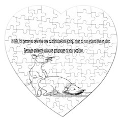 Better To Take Time To Think Jigsaw Puzzle (heart)