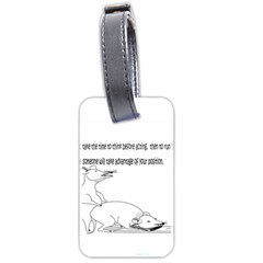 Better To Take Time To Think Luggage Tag (two Sides)