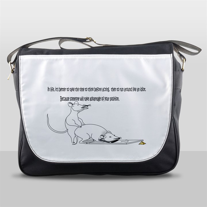 Better To Take Time To Think Messenger Bag