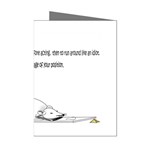 Better To Take Time To Think Mini Greeting Card (8 Pack) Left