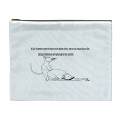 Better To Take Time To Think Cosmetic Bag (xl) by Doudy