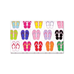 Flip Flop Collage Sticker 100 Pack (rectangle) by StuffOrSomething