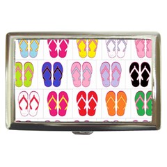 Flip Flop Collage Cigarette Money Case