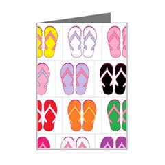 Flip Flop Collage Mini Greeting Card