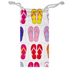 Flip Flop Collage Jewelry Bag